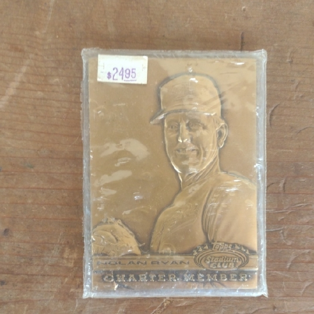 Charter Member HOF Metal Baseball Card
